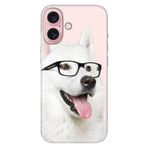 Senada iPhone 17 Camera Productor ile Uyumlu Kılıf Dekoratif Silikon Baskılı Kapak Prof Dog