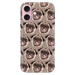 Senada iPhone 17 Camera Productor ile Uyumlu Kılıf Dekoratif Silikon Baskılı Kapak Pug Pug Köpek