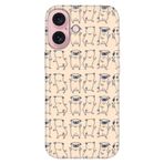 Senada iPhone 17 Camera Productor ile Uyumlu Kılıf Dekoratif Silikon Baskılı Kapak Pug