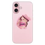 Senada iPhone 17 Camera Productor ile Uyumlu Kılıf Dekoratif Silikon Baskılı Kapak Saklı Aşk