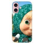 Senada iPhone 17 Camera Productor ile Uyumlu Kılıf Dekoratif Silikon Baskılı Kapak Türban