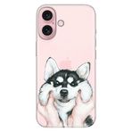 Senada iPhone 17 Camera Productor ile Uyumlu Kılıf Renkli Silikon Baskılı TPU Dostum Husky