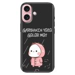Senada iPhone 17 Camera Productor ile Uyumlu Kılıf Renkli Silikon Baskılı TPU Garibanın Yüzü