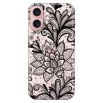 Senada iPhone 17 Camera Productor ile Uyumlu Kılıf Renkli Silikon Baskılı TPU Mandala Gül