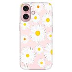 Senada iPhone 17 Camera Productor ile Uyumlu Kılıf Renkli Silikon Baskılı TPU Papatya
