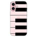 Senada iPhone 17 Camera Productor ile Uyumlu Kılıf Renkli Silikon Baskılı TPU Piyano