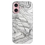 Senada iPhone 17 Camera Productor ile Uyumlu Kılıf Renkli Silikon Baskılı TPU Sena Mermer
