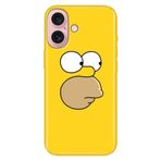 Senada iPhone 17 Camera Productor ile Uyumlu Kılıf Renkli Silikon Baskılı TPU SimpsonCaracter