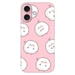 Senada iPhone 17 Camera Productor ile Uyumlu Kılıf Renkli Silikon Baskılı TPU Tombul Kuzular