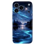 Senada iPhone 17 Pro Design ile Uyumlu Kılıf Retro Trendy Silikon Baskılı Gece Yarısı