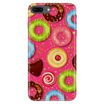 Senada İphone 7 Plus 8 Plus İle Uyumlu Kılıf Desenli Baskılı Silikon Donut