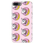 Senada İphone 7 Plus 8 Plus İle Uyumlu Kılıf Desenli Baskılı Silikon Unicorn Donut