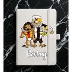 Senada Kişiye Özel Isim Yazılı Tarihsiz 224 Sayfa Not Defteri Baskılı Desenli 13X21 cm Beyaz - Dizayn-5 - 1 Adet - 102-Beyaz