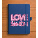 Senada Kişiye Özel Isim Yazılı Tarihsiz 224 Sayfa Not Defteri Baskılı Desenli 13X21 cm Lacivert 28STOK-NO - 1 Adet - 003-Lacivert