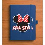 Senada Kişiye Özel Isim Yazılı Tarihsiz 224 Sayfa Not Defteri Baskılı Desenli 13X21 cm Lacivert - Görsel - 3 - 1 Adet - 003-Lacivert