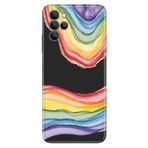 Senada Omix X700 ile Uyumlu Kılıf Resimli Desenli Silikon Rainbow Ametist