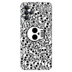 Senada Omix X700 İle Uyumlu Kılıf Silikon Desenli Tam Koruma Resimli Kapak Skull White