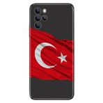 Senada Omix X700 İle Uyumlu Kılıf Silikon Moderna Desenli Al Bayrak