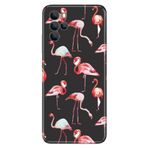 Senada Omix X700 İle Uyumlu Kılıf Silikon Moderna Desenli Flamingo
