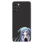 Senada Omix X700 İle Uyumlu Kılıf Silikon Moderna Desenli Mavi Anime Kız