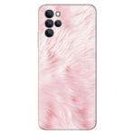 Senada Omix X700 İle Uyumlu Kılıf Silikon Moderna Desenli Pembe Tüy