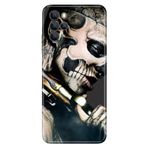 Senada Omix X700 İle Uyumlu Kılıf Silikon Moderna Desenli Skull Cowboy