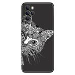 Senada Omix X700 İle Uyumlu Kılıf Silikon Moderna Desenli Tekir Kedi Mandala