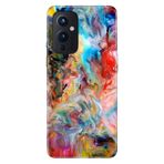 Senada Oneplus 9 ile Uyumlu Kılıf Modern Tasarım Silikon Desenli Boyaların Dansı