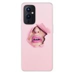 Senada Oneplus 9 ile Uyumlu Kılıf Modern Tasarım Silikon Desenli Saklı Aşk