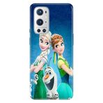 Senada Oneplus 9 Pro ile Uyumlu Kılıf Resimli Desenli Silikon ElsaAnnaOlaf