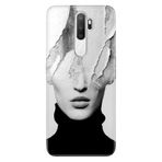 Senada Oppo A5 A9 2020 İle Uyumlu Kılıf Silikon Desenli Tam Koruma Resimli Kapak Art Girl