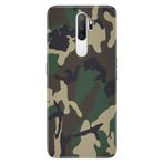 Senada Oppo A5 A9 2020 İle Uyumlu Kılıf Silikon Desenli Tam Koruma Resimli Kapak Asker Deseni