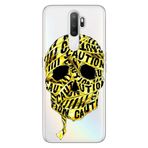 Senada Oppo A5 A9 2020 İle Uyumlu Kılıf Silikon Desenli Tam Koruma Resimli Kapak İskelet Caution