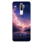 Senada Oppo A5 A9 2020 İle Uyumlu Kılıf Silikon Desenli Tam Koruma Resimli Kapak Mars Life