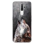 Senada Oppo A5 A9 2020 İle Uyumlu Kılıf Silikon Desenli Tam Koruma Resimli Kapak Vahşi Kurt