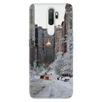 Senada Oppo A5 A9 2020 İle Uyumlu Kılıf Silikon Desenli Tam Koruma Resimli Kapak Winter New York
