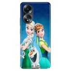 Senada Oppo A58 ile Uyumlu Kılıf Desenli Esnek Silikon ElsaAnnaOlaf