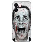 Senada Oppo Reno 14F 5G ile Uyumlu Silikon Kılıf, UV Baskılı, AmericanPsycho Desen, Çok Renkli