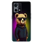 Senada Oppo Reno 7 4G ile Uyumlu Kılıf Resimli Desenli Silikon Cool Teddy