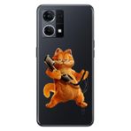 Senada Oppo Reno 7 4G ile Uyumlu Kılıf Resimli Desenli Silikon KarakterGarfield