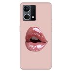 Senada Oppo Reno 7 4G ile Uyumlu Kılıf Resimli Desenli Silikon Lipstick