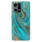 Senada Oppo Reno 7 4G ile Uyumlu Kılıf Resimli Desenli Silikon Liquid Mermer