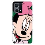 Senada Oppo Reno 7 4G ile Uyumlu Kılıf Resimli Desenli Silikon Minnie Smile