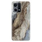 Senada Oppo Reno 7 4G ile Uyumlu Kılıf Resimli Desenli Silikon Safari Mermer
