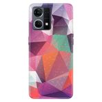 Senada Oppo Reno 7 4G İle Uyumlu Kılıf Silikon Desenli Tam Koruma Resimli Kapak Abstract