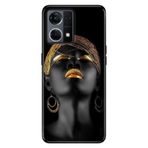 Senada Oppo Reno 7 4G İle Uyumlu Kılıf Silikon Desenli Tam Koruma Resimli Kapak Afrikalı Kız