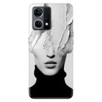 Senada Oppo Reno 7 4G İle Uyumlu Kılıf Silikon Desenli Tam Koruma Resimli Kapak Art Girl
