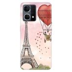 Senada Oppo Reno 7 4G İle Uyumlu Kılıf Silikon Desenli Tam Koruma Resimli Kapak Eiffel/Paris