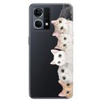 Senada Oppo Reno 7 4G İle Uyumlu Kılıf Silikon Desenli Tam Koruma Resimli Kapak Pisi Pisi Kedi