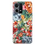 Senada Oppo Reno 7 4G İle Uyumlu Kılıf Silikon Desenli Tam Koruma Resimli Kapak Sanatsal Çiçek